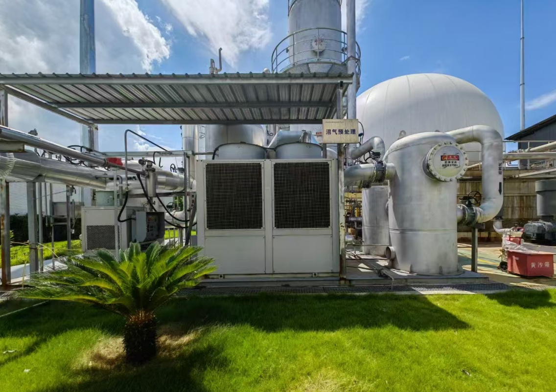 沼气防爆冷干机案例现场